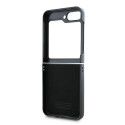 BMW pouzdro Carbon Tricolor pro Samsung Galaxy Z Flip 6 – černé