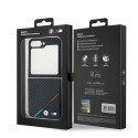 BMW pouzdro Carbon Tricolor pro Samsung Galaxy Z Flip 6 – černé
