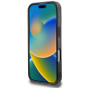 Pouzdro BMW Motosport IML Vertical Stripe pro iPhone 16 Pro - šedé