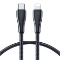Kabel Joyroom Surpass Series A11 Lightning / USB-C 20W 0,25 m - černý