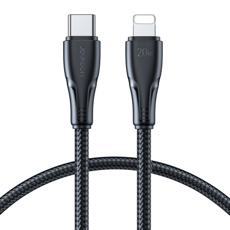 Kabel Joyroom Surpass Series A11 Lightning / USB-C 20W 0,25 m - černý
