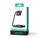 Indukční nabíječka 2 v 1 Joyroom JR-WQN05 15W MagSafe / Qi skládací - černá