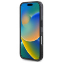 Pouzdro BMW Motosport IML Vertical Stripe pro iPhone 16 - šedé