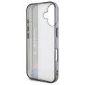 Pouzdro BMW Motosport IML Vertical Stripe pro iPhone 16 - šedé