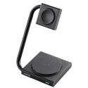 Indukční nabíječka 2 v 1 Joyroom JR-WQN05 15W MagSafe / Qi skládací - černá