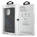 BMW Motosport IML Random Stripes Pouzdro na iPhone 16 Pro Max - černé