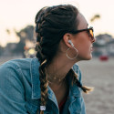 Sluchátka JBL Wave 300 Bluetooth TWS bezdrátová (JBLW300TWSBLK) - černá