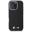 BMW M Smooth pevné kovové MagSafe pouzdro na iPhone 16 Pro - černé