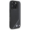 BMW M Perforated Twisted Line MagSafe pouzdro na iPhone 16 Pro - černé