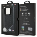 BMW M Perforated Twisted Line MagSafe pouzdro na iPhone 16 Pro - černé