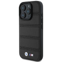 BMW M Perforated And Stitched Line MagSafe pouzdro na iPhone 16 Pro - černé