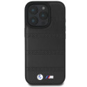 BMW M Perforated And Stitched Line MagSafe pouzdro na iPhone 16 Pro - černé