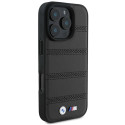 BMW M Perforated And Stitched Line MagSafe pouzdro na iPhone 16 Pro - černé