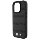BMW M Perforated And Stitched Line MagSafe pouzdro na iPhone 16 Pro - černé