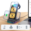 Indukční nabíječka Joyroom 3 v 1 pro zařízení značky Apple - iPhone, Apple Watch, Airpods (až 15 W) stojánek černá (JR-WQN01)