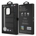 BMW M Perforated And Stitched Line MagSafe pouzdro na iPhone 16 Pro - černé