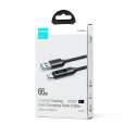 Joyroom Prism Series A16 USB-C / USB-A Cable 66W 1.2m with LED Display - Black