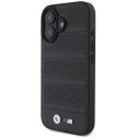 BMW M Perforated And Stitched Line MagSafe pouzdro na iPhone 16 - černé