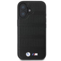 BMW M Perforated And Stitched Line MagSafe pouzdro na iPhone 16 - černé