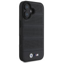 BMW M Perforated And Stitched Line MagSafe pouzdro na iPhone 16 - černé