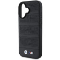 BMW M Perforated And Stitched Line MagSafe pouzdro na iPhone 16 - černé