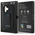 BMW M Grip Stand Smooth a karbonové pouzdro na iPhone 16 - černé