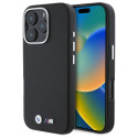 BMW M Edition Kevlar kevlarové kovové pouzdro na iPhone 16 Pro Max - černé