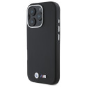 BMW M Edition Kevlar kevlarové kovové pouzdro na iPhone 16 Pro Max - černé