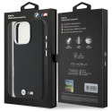 BMW M Edition Kevlar kevlarové kovové pouzdro na iPhone 16 Pro Max - černé
