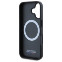 BMW pouzdro M Meshed Tricolor Stripes MagSafe pro iPhone 16 – černé