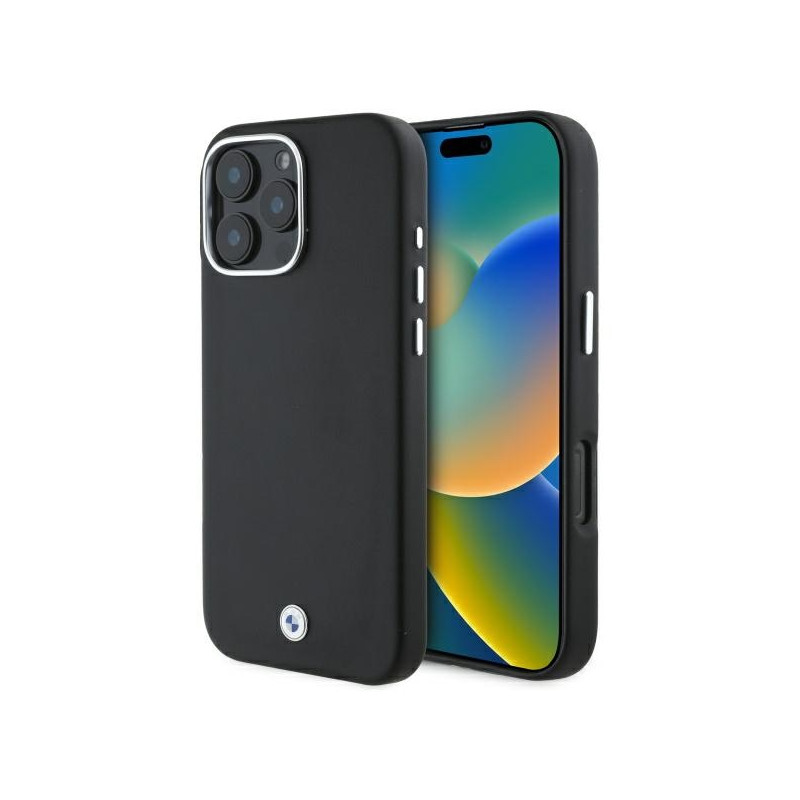 BMW Sign pevné kovové MagSafe pouzdro na iPhone 16 Pro Max - černé