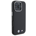BMW M Smooth pevné kovové MagSafe pouzdro na iPhone 16 Pro - černé