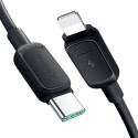 Kabel Joyroom Multi-Color Series A14 USB-C / Lightning 20W 1,2 m - černý