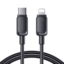Kabel Joyroom Multi-Color Series A14 USB-C / Lightning 20W 1,2 m - černý