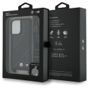 BMW M Edition karbonové pouzdro Carbon Stripe a Strap na iPhone 16 - černé