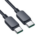 Kabel Joyroom Multi-Color Series A14 USB-C / USB-C 60W 1,2 m - černý