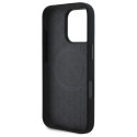 BMW M Silikonové pouzdro Printed Ring MagSafe na iPhone 16 Pro Max - černé