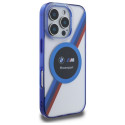 BMW BMHMP16X23HTPUT iPhone 16 Pro Max 6.9" průhledné pevné pouzdro Motosport IML Circle MagSafe
