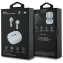 BMW Bluetooth sluchátka BMBEMIATP20LOH TWS a dokovací stanice bílá/bílá Printed Logos