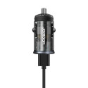 JOYROOM C-A43 Duální Mini autonabíječka USB+USB-C PD QC3.0 s výkonem 20W, černá