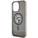 Kryt Karl Lagerfeld KARL&CHOUPETTE Glitter MagSafe pro iPhone 15 Pro M