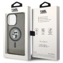 Kryt Karl Lagerfeld KARL&CHOUPETTE Glitter MagSafe pro iPhone 15 Pro M