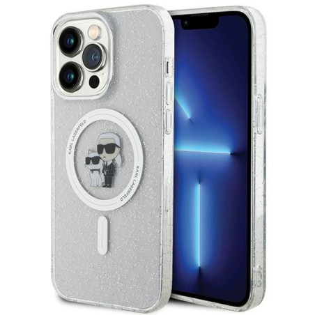 Kryt Karl Lagerfeld KARL&CHOUPETTE Glitter pro iPhone 15 Pro Max