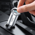 JOYROOM C-A45 Duální Mini autonabíječka USB+USB-C PD QC3.0 s výkonem 20W, stříbrný