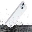 3mk HARDY Silicone MagCase Kryt iPhone 15 - bílá/stříbrná