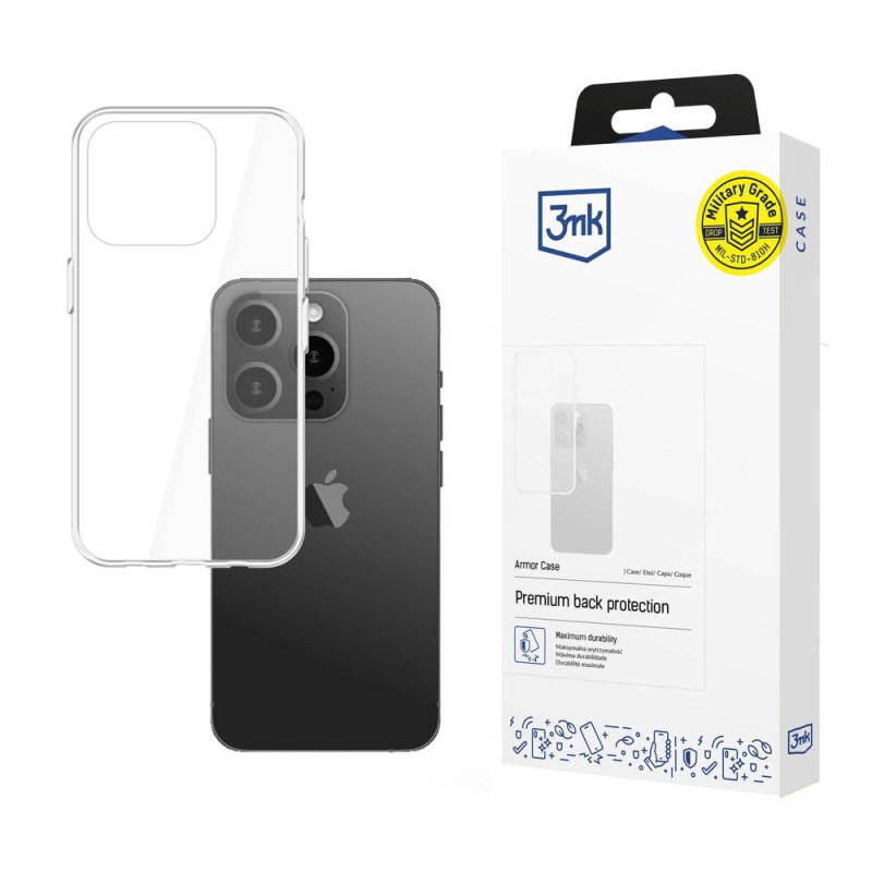 Kryt 3mk PROTECTION pro iPhone 15 Pro - 3mk Armor Case