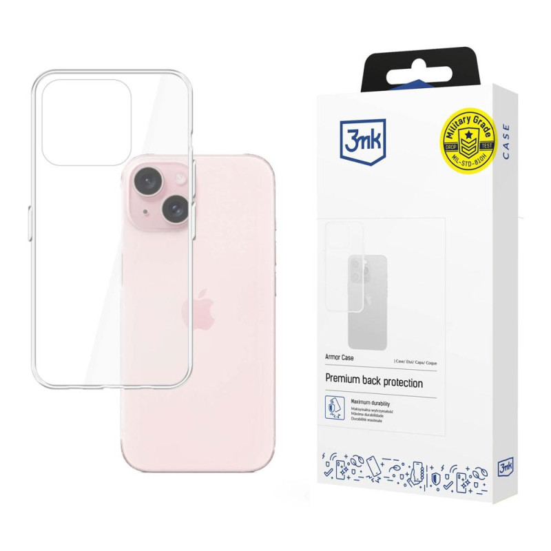 Kryt 3mk PROTECTION Armor Case pro iPhone 15 Plus - modrý