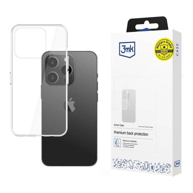 Kryt 3mk Protection iPhone 15 Pro Max pro ochranu mobilu - 3mk Armor Case