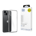 Kryt 3mk CLEAR CASE pro iPhone 15 Plus - transparentní