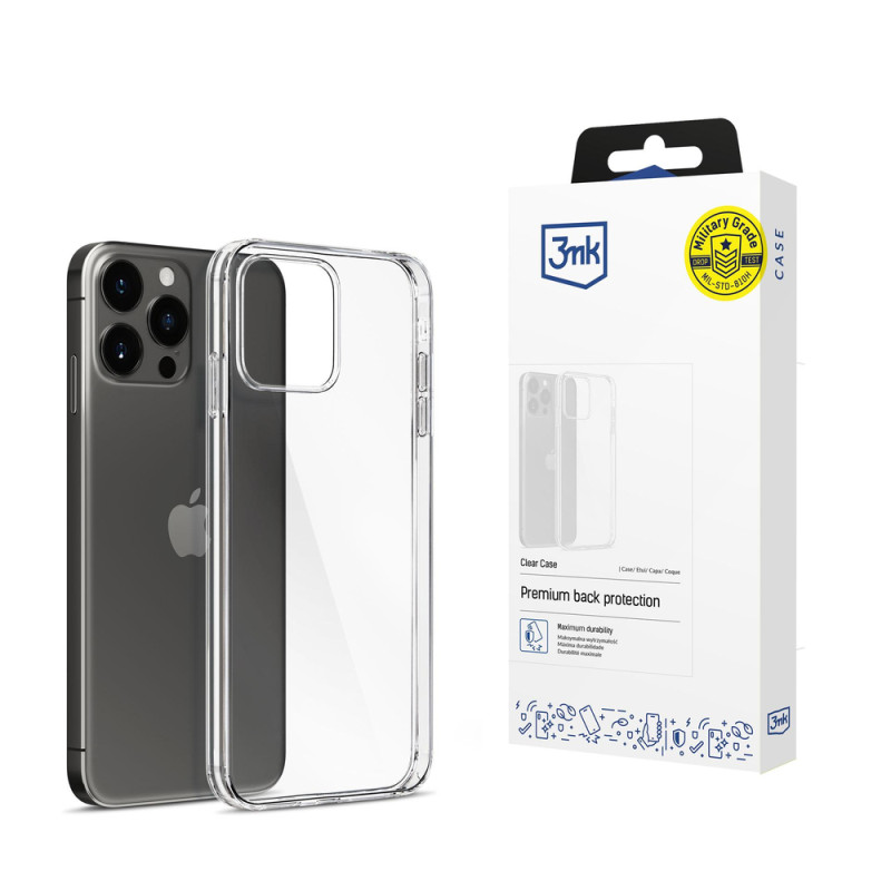 Kryt 3mk PROTECTION pro iPhone 15 Pro Max - čirý